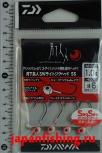 Daiwa Geka Light SW Game Special 1g #6 4шт. Glow