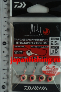 Daiwa Geka Light SW Game Special 2.5g #6 4шт. Glow