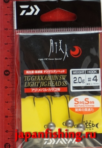 Daiwa Geka TG SW Light SS 2g #4 3шт.