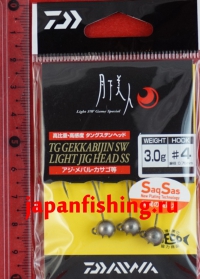Daiwa Geka TG SW Light SS 3g #4 3шт.