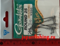 Gamakatsu Round-25 0.9g #2/0 5шт.