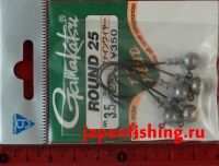 Gamakatsu Round-25 3.5g #2/0 5шт.