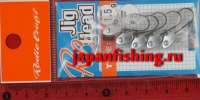 Rodiocraft Jig Head Type-D 1.5g #5 5шт