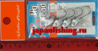 Rodiocraft Jig Head Type-D 2.5g #4 5шт