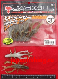 Jackall Dragon Bug 3" 7шт(2685)sk green