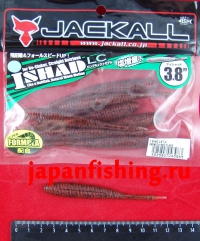 Jackall i Shad LC 3.8" 8шт.(3983)red