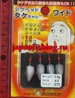 Smith Jig Head Bamboo Chang 3g #6 STD 4шт.