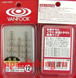 Vanfook DT-35B NSB №12(12шт) 0.12g крючки-тройники