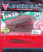 Jackall i Shad LC 3.8" 8шт.(3983)red